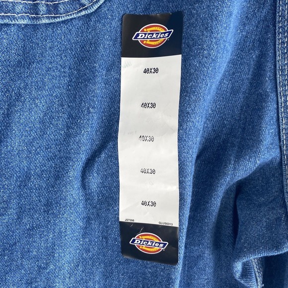 Dickies Jeans Dickie Denim Overalls Indigo Bib Triple Needle Stich